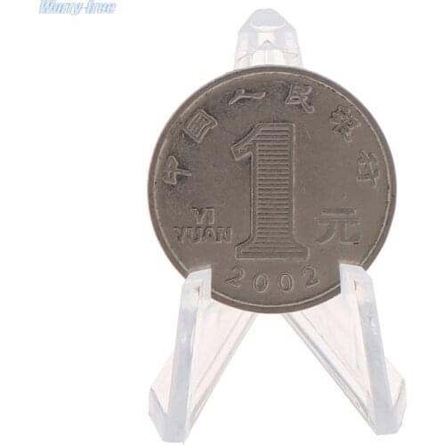 Hot Sale Acrylic Collectibles Coins Easel Medal Badge Holder Jewellery Stand Holder Card Display Show Stand Wholesale 1Pc