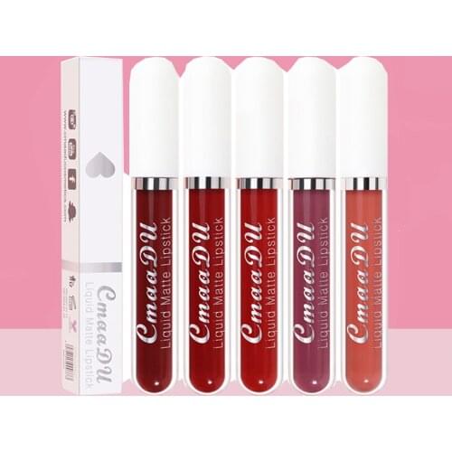 18 Color Matte Velvet Lip Glaze Waterproof Lasting Not Easy To Fade Lip Gloss Moisturizing Lip balm Lipstick Makeup Cosmetic