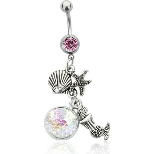 Fashion Hot Sexy Dangle Belly Rings Bohemian Earrings in Navel Ear Nail Belly Button Rings Navel Piercing Body Piercing Jewelry