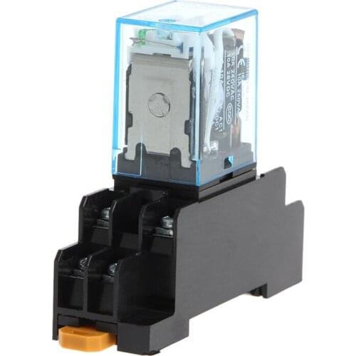 MY4NJ LY2NJ MY2NJ Power Relay Intermediate MY4N-J AC 220V DC 12V 8 Pin Relay