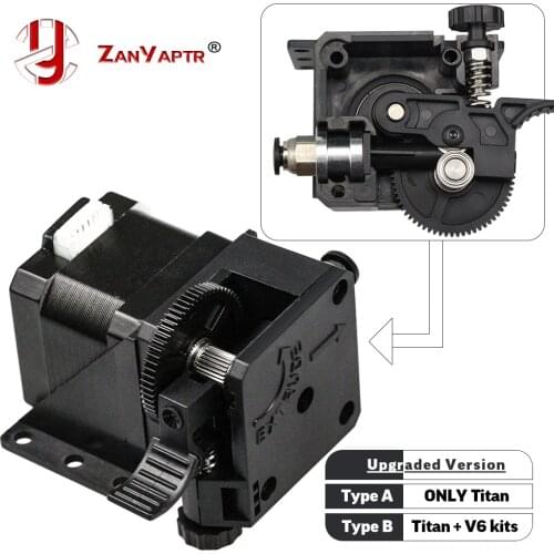 ZANYAPTR 3D Printer Titan Extruder Kits for Desktop FDM Reprap MK8 Kossel J-head bowden Pruse i3 Mounting Bracket