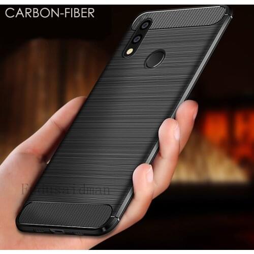 Rugged Anti-Shock Case For Huawei Y5 Y6 Y7 2018 Y9 Prime 2019 P SAMRT Y5P Y6P Y7P Y8P Y9S Y7A Y6S Soft Bumper Carbon Fiber Cover