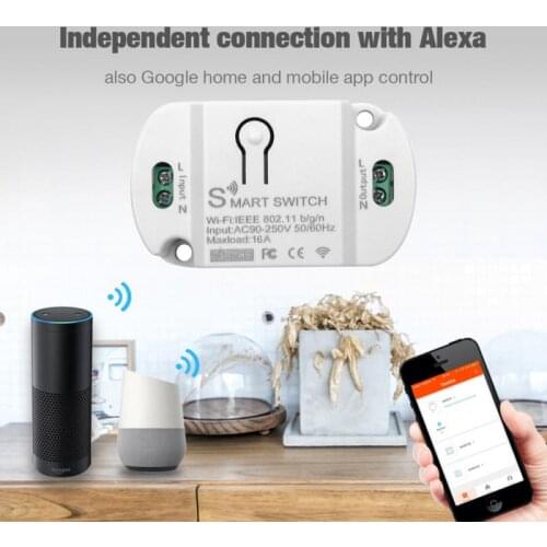 Tuya Smart Life Wifi Switch Relay Breaker Module Automation Smart Lighting Google 16A Home Alexa Echo Remote Control App Timer