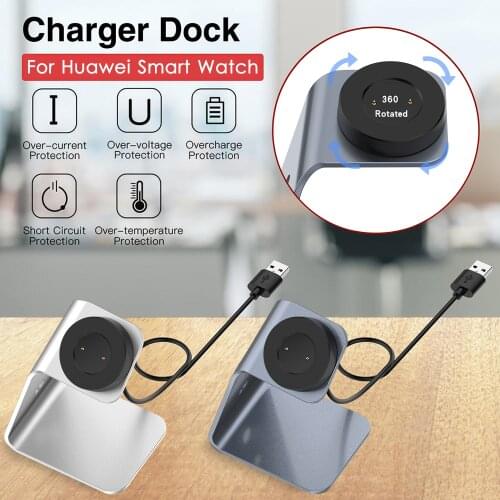 Charger Dock Base Adapte For Huawei Watch GT 2e/GT 2/GT SmartWatch Charging Cable Cradle For Honor Watch Magic USB Fast Charging