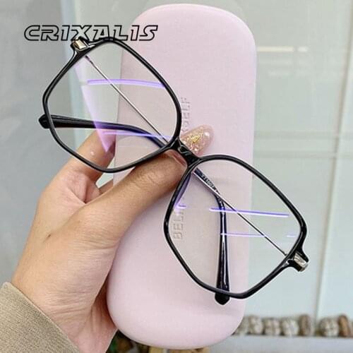 2021 Trending Products Computer Glasses Women Anti Blue Light Eyeglasses Female Ultralight Square Blue Ray Blocking Spectacles