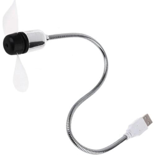 2020 Flexible USB Fan Air Cooling Cooler For Laptop Desktop PC Computer USB Charger Office Outdoor Universal Mini Fan