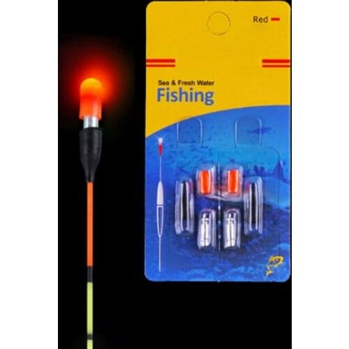5pcs/set Batteries Fishing Float Electronic Tackle Accessories Fishing Float Battery Lithium Pin Cells LED Tackle Fishing KT01