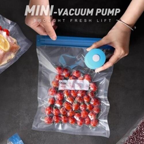 Mini USB Automatic Compression Vacuum Pump Househoud Sealer Clamp Snack Fresh Food Rod Strip Kitchen Tool With Bags Organizer