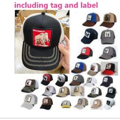 Goorin wolf New Baseball Cap Animal Embroidery Anime Cute Embroidery Summer Mesh Mens Ms. Outdoor Sunshade Truck Driver hats-K