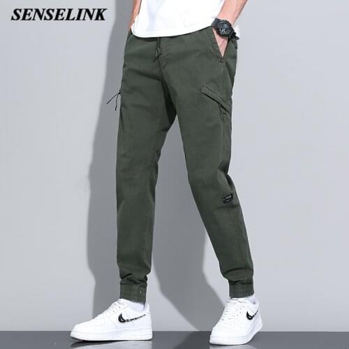 Men Black Outdoor Cargo Pants 2021 Summer New Tactical Pants Casual Loose Multi Pocket Jogging Cargo Pants Men Plus Size 29-38