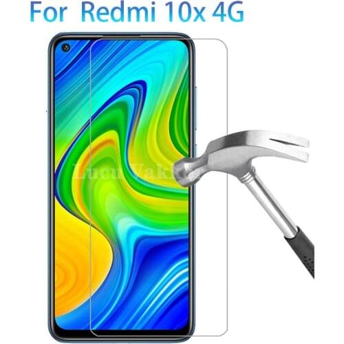 Case on redmi 10x 4g cover tempered glass screen protector for xiaomi Xiaomi readmi 10 x x10 6.53 protective phone coque global