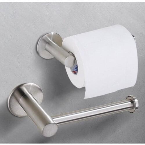 Stainless Steel Toilet Holder Wall Mount Toilet Paper Holder Bathroom Kitchen Roll Paper Rack Towel Holders bathroom accessories