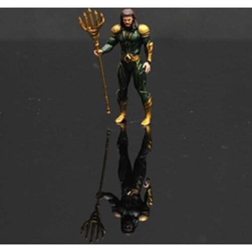 1/64 scale quaman Hero Justice mini soldier used for car model doll decoration movie vehicle toy collection display character