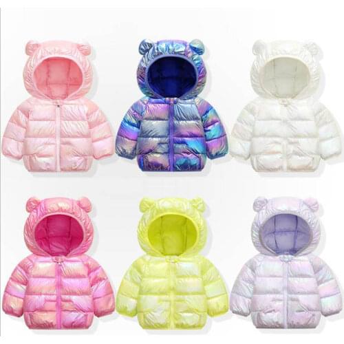 2020 New Cartoon Childrens Down Padded Coat For Boys And Girls suit For Baby Girl Thicken Kidswinter Jackets Girls 1-5 Years