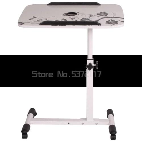 Movable lifting rotary bed desk household simple easy bedside table notebook computer table