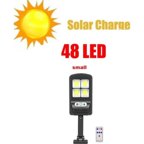 Tabular oblong 120COB LED Waterproof Solar Light PIR Motion Sensor Remote Control Solar Garden Lamp Outdoor Street security Ligh