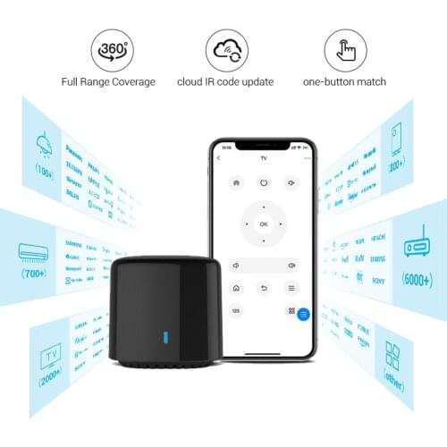 BroadLink Remote BestCon RM4C mini Smart IR Transmitter for Smart Home Automation works with Alexa and Google Home