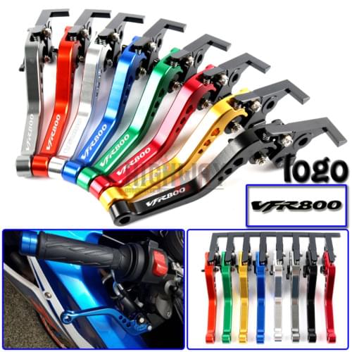 Motorcycle Brake Handle Bar Lever CNC Aluminum Short Adjustable Brake Clutch levers For Honda VFR 800 VFR800 1998-2001