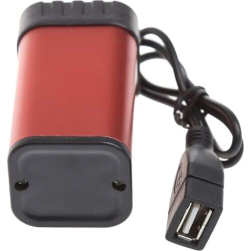 Waterproof 5V USB Portable 4X AA Battery Charger Holder Kit Power Bank Case Box E56B