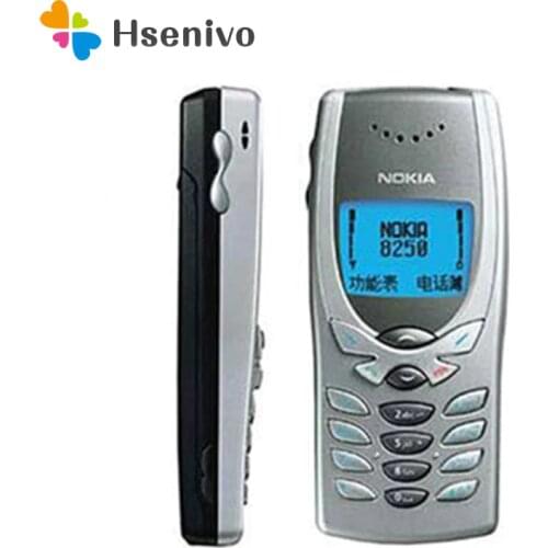 Nokia 8250 Refurbished-Original Unlocked NOKIA 8250 phone Dual band 2G GSM 900/1800 Classic Cheapest Cell phone