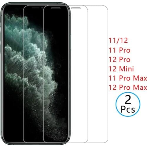 Tempered glass screen protector for iphone 11 pro max 12 mini case cover coque on i phone iphone11 iphone12 11pro 12pro mas min