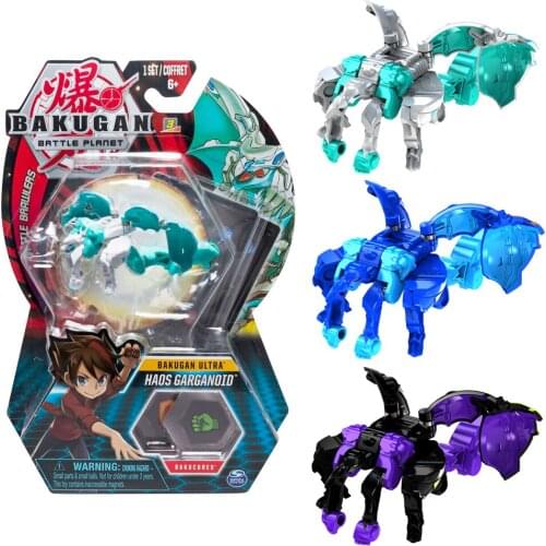 Bakugan Battle Planet New Style Genuine GARGAOID Deformable Battle Toys Red and Purple Action Figure Model Toys Boy Gifts