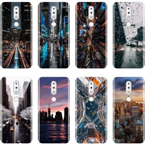 City Street Cool Men Phone Case For Nokia 7.1 6.1 5.1 3.1 2.1 Silicone Soft Back Cover For Nokia 2.1 3.1 5.1 6.1 7.1 Plus Case