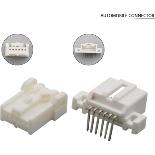 Dj70610y-0.6-10 wire to plate pin holder 6p6 hole harness plug