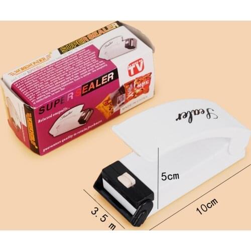 Electric Hand Press Food Sealer Plastic Package Storage Bag Sealing Machine Handy Sticker Seals Food Snack Kitchen Accessories