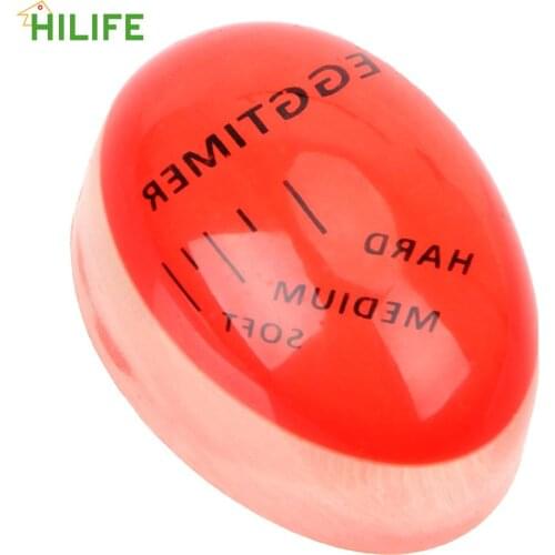 HILIFE Egg Timer Egg Boiled Tools Gadgets Cooking Tools Color Changing Resin Kitchen Tools