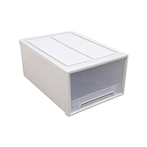 Shoe Box,Shoe Storage Box-For Ladies Men-Stackable and Foldable-Plastic and Clear Door