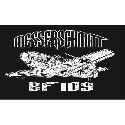 Messerschmitt Bf 109 German Luftwaffe Fighter WW2 Airplane Men T-Shirt Short Casual harajuku t shirts