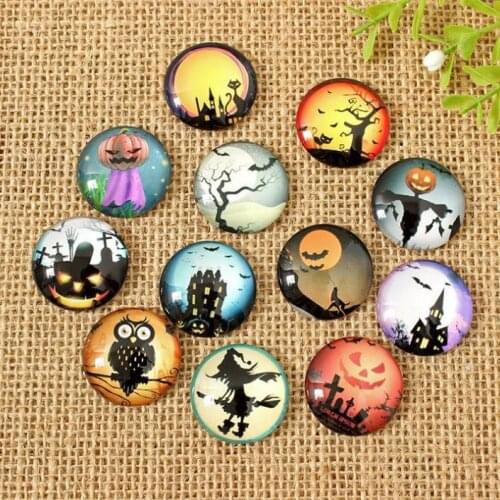 Hallowmas 10/12/14MM DIY Crafts Mosaic Making Glass Crystal Mosaic Multi Color Cabochons for Bracelets Making
