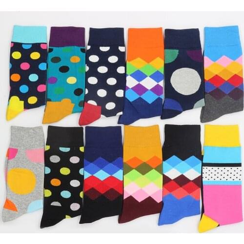 Mens Cotton Socks Christmas Warm Sock Funny Gifts Winter Print Dots Womens Set From The Factory Dropshipping Contact Us