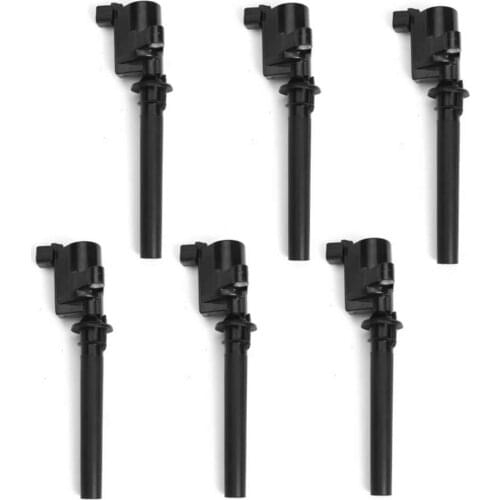 6pcs Replacement Car Ignition Coil Pack 1L8Z12029AB For Ford Escape/Freestyle/Taurus/Five Hundred 3.0L 1L8Z12029AB