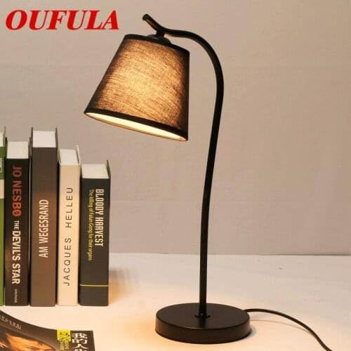 Table Lamp Desk Light Modern Contemporary Office Creative Decoration Bed LED Lamp Fabric for Foyer Living Room Bed Room Hotel