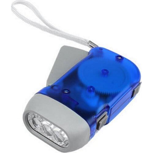 New Hand-press LED flashlight Lantern dynamo mini flashlight LED emergency home dynamo Torch Lamp self-charging hand Light