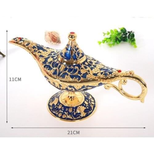 Aladdin magic lamp creative decorations wishing lamp metal home decoration housewarming gift decor decorations for home