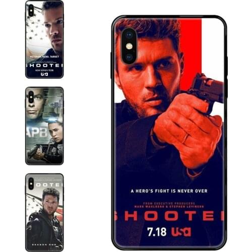 Movie Tv Show Shooter Poster For iPhone 11 12 Pro Max Plus Pro X XS Max XR 8 7 6S SE 5 5C 5S SE 2020 Precio Black Soft TPU