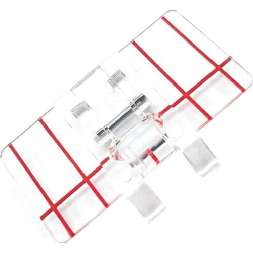 Border Guide Sewing Machine Presser Foot - Fits All Low Shank Snap-On Singer, Brother, Babylock, Euro-Pro, Simplicity, White