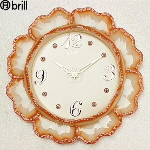 Simple Luxury Wall Clocks Fashion Silent Modern Design Wall Clocks Diamond Clocks Wall Home Decor Silent Living Room Decoration