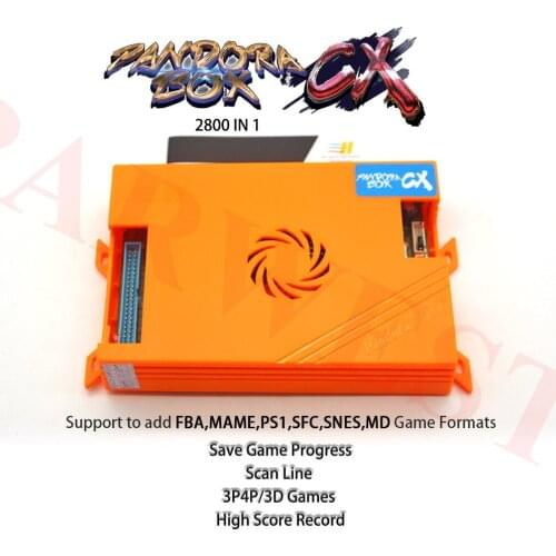 Pandora Box CX 2800 in 1 Family board Can Save Game Can 3P 4P game Can add FBA MAME PS1 SFC SNES MD Game 3D tekken Mortal Kombat
