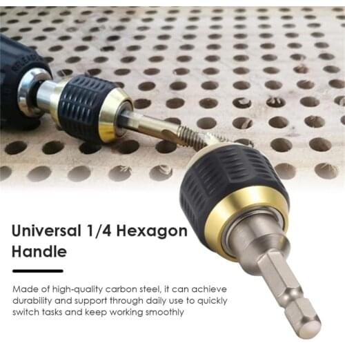 Hexagonal Shank Quick Coupling Quick-change adapters for electric drills drill bit extender power tools