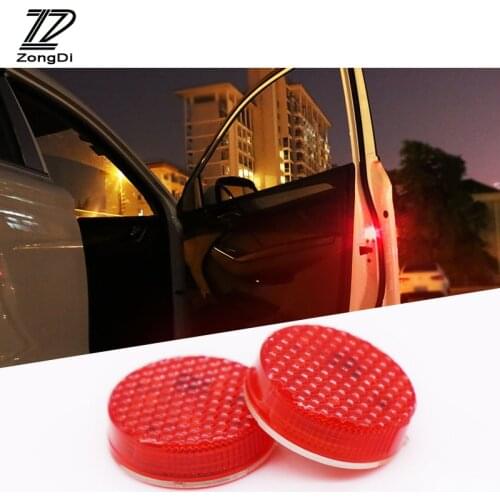 ZD 2X Car Door Strobe Warning Lights 5 LED lamps For Audi a4 b6 b7 a3 Toyota corolla avensis Nissan qashqai x-trail accessories