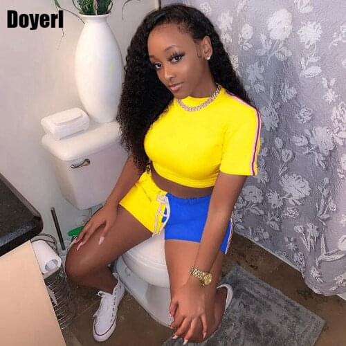 Tracksuit Shorts Set Women Summer Two Piece Matching Sets for Women Casual Outfit Biker Shorts Women 2 Piece Set Jogging Femme