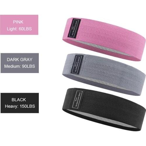 Workout Fitness Hip Loop Resistance Bands Anti-slip Squats Expander Strength Rubber Bands Yoga Gym Training Braided Elastic Band