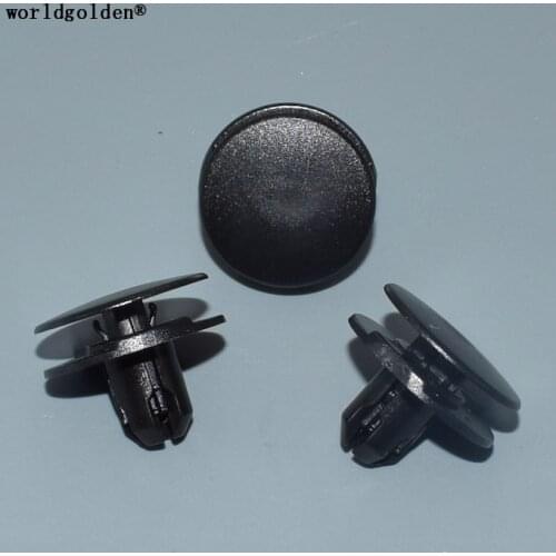 Worldgolden 10pcs auto fasteners Splash Shield Retainer for Honda#91501-TR0-003(91501TR0003)