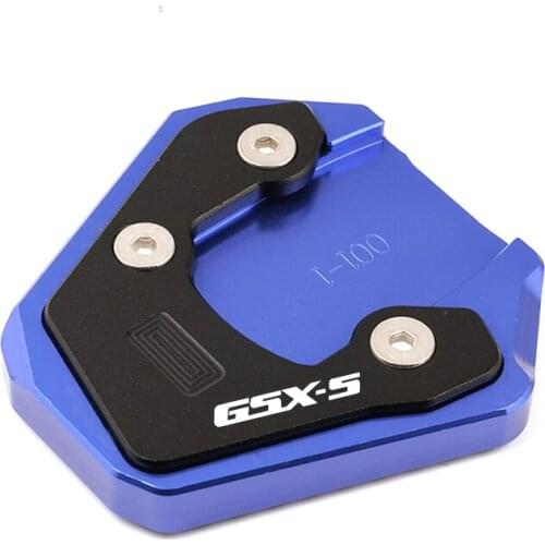 GSX S750 Motorcycle Kickstand Enlarger For SUZUKI GSX-S750 GSX-S1000 GSX-S1000F GSXS 750 Side Stand Pad Extension Support Plate