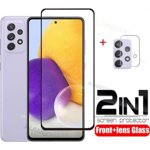 A72 protective glass For samsung Galaxy A72 A52 5G screen protector For Samsung a 72 a 52 a52 a72 Camera Lens Glass