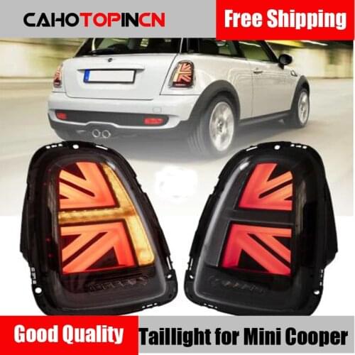 2PCS Car LED Tail Light for BMW Mini Cooper R55 R56 R57 R58 R59 LED Taillight 2011-2013 LED Brake Light Reverse Lights 2007-2010